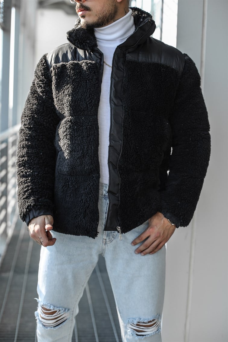 Şişme Kürk Oversize Mont