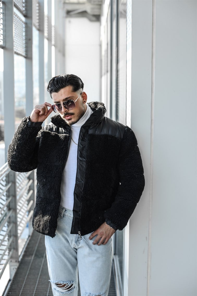 Şişme Kürk Oversize Mont