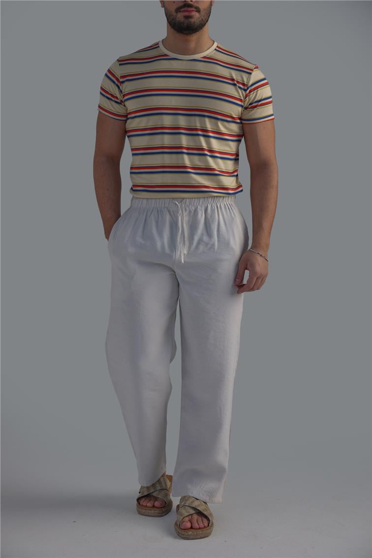 Tiril Baggy Pant. Krem