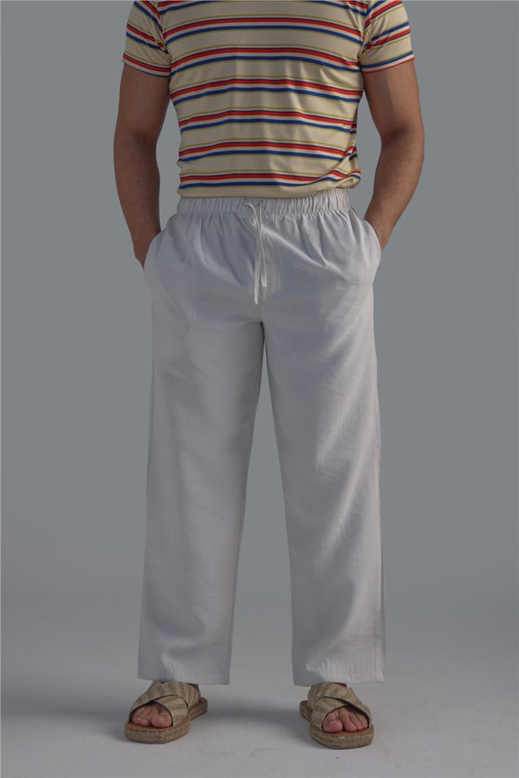 Tiril Baggy Pant. Krem