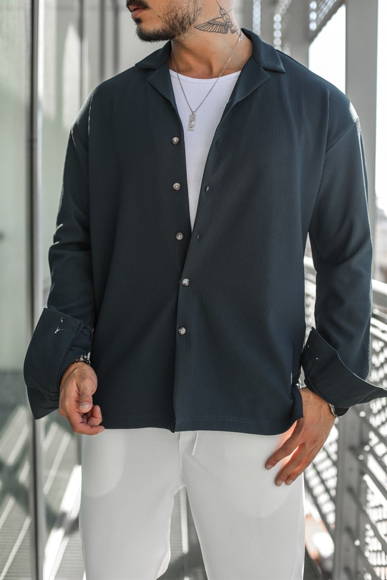 Viscon Basıc Oversize Gömlek