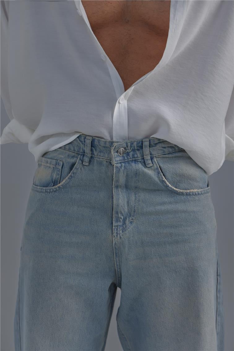 Washing Baggy Jean Mavi