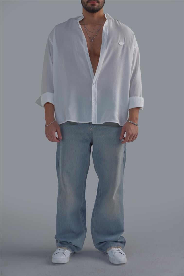 Washing Baggy Jean Mavi