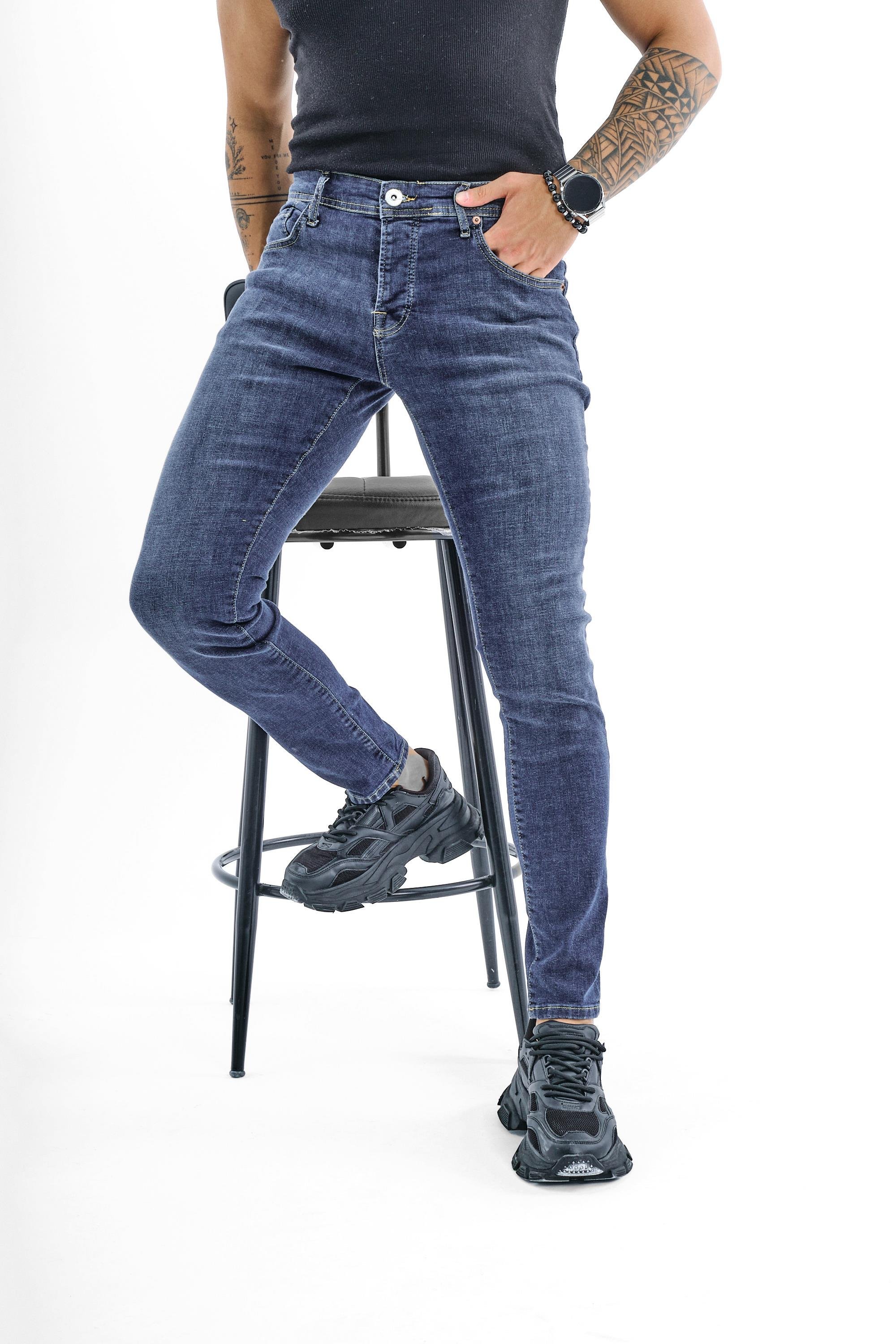 West Skinny Jean Koyu Mavi