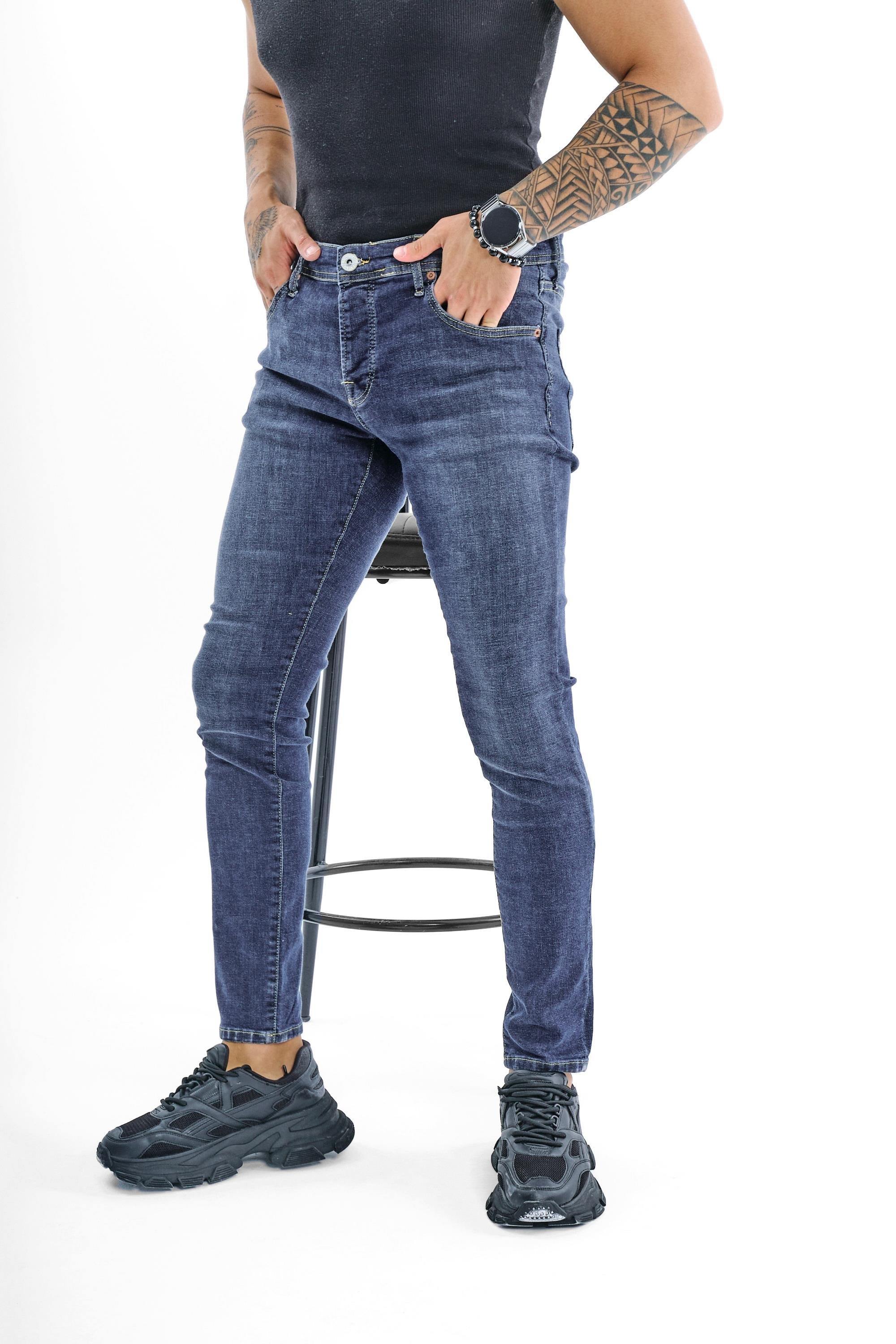 West Skinny Jean Koyu Mavi