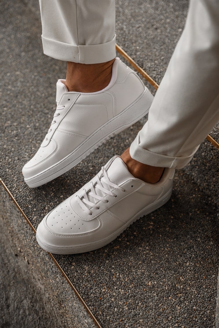 White Sneakers Shoes
