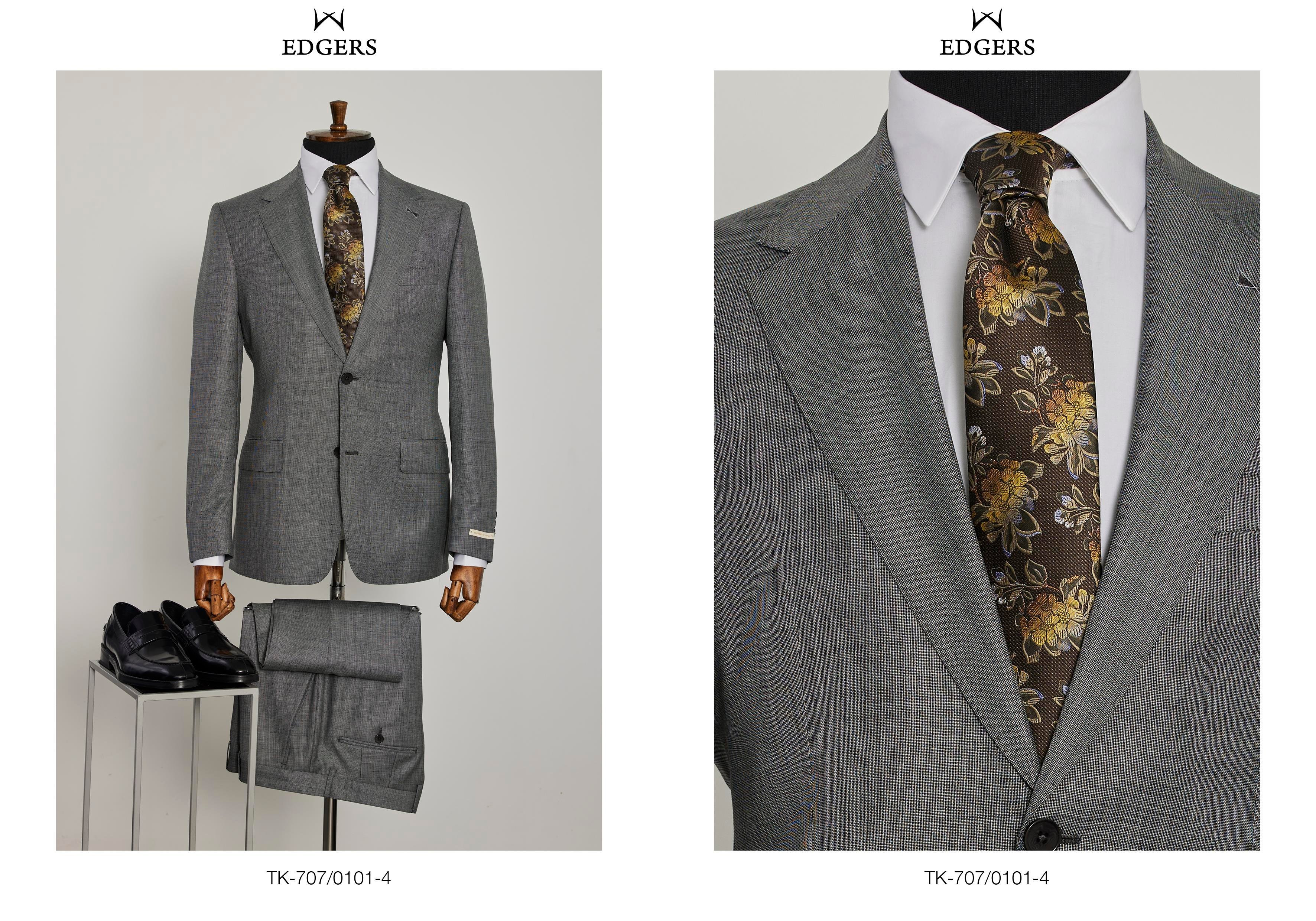 Edgers  Anthracite Slim Fit Takım Elbise TK 707-0101