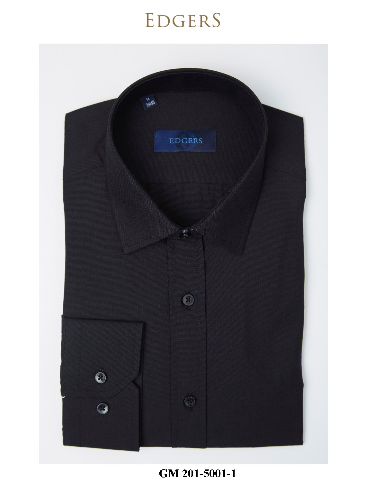 Edgers  Black Slim Fit Gömlek GM 201-5001
