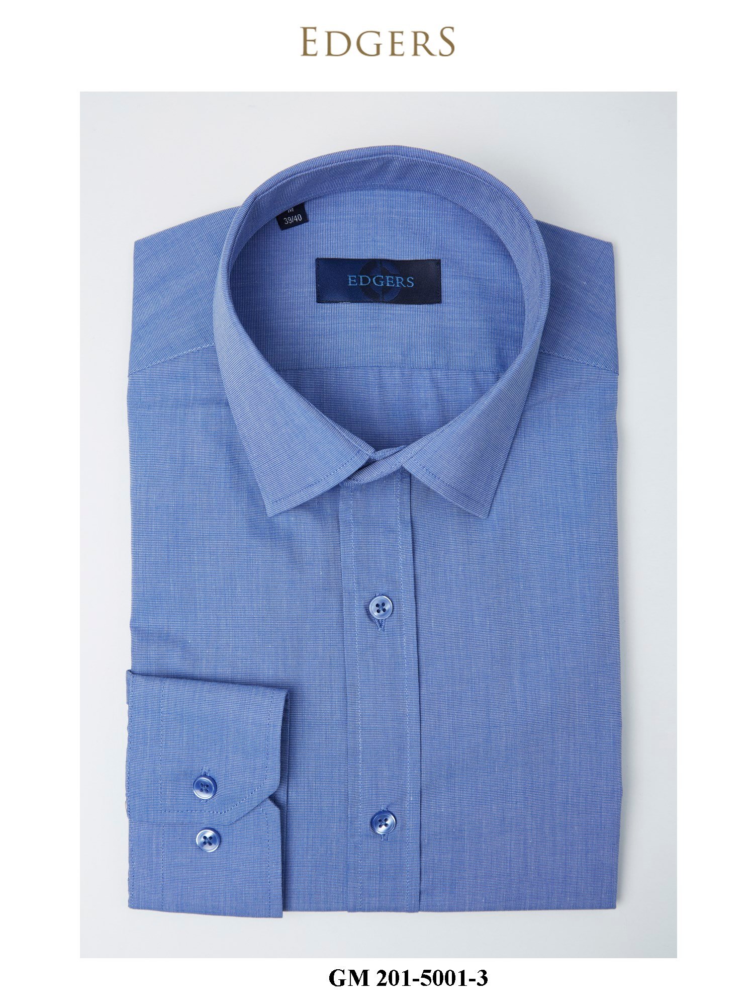 Edgers  Blue Slim Fit Gömlek GM 201-5001