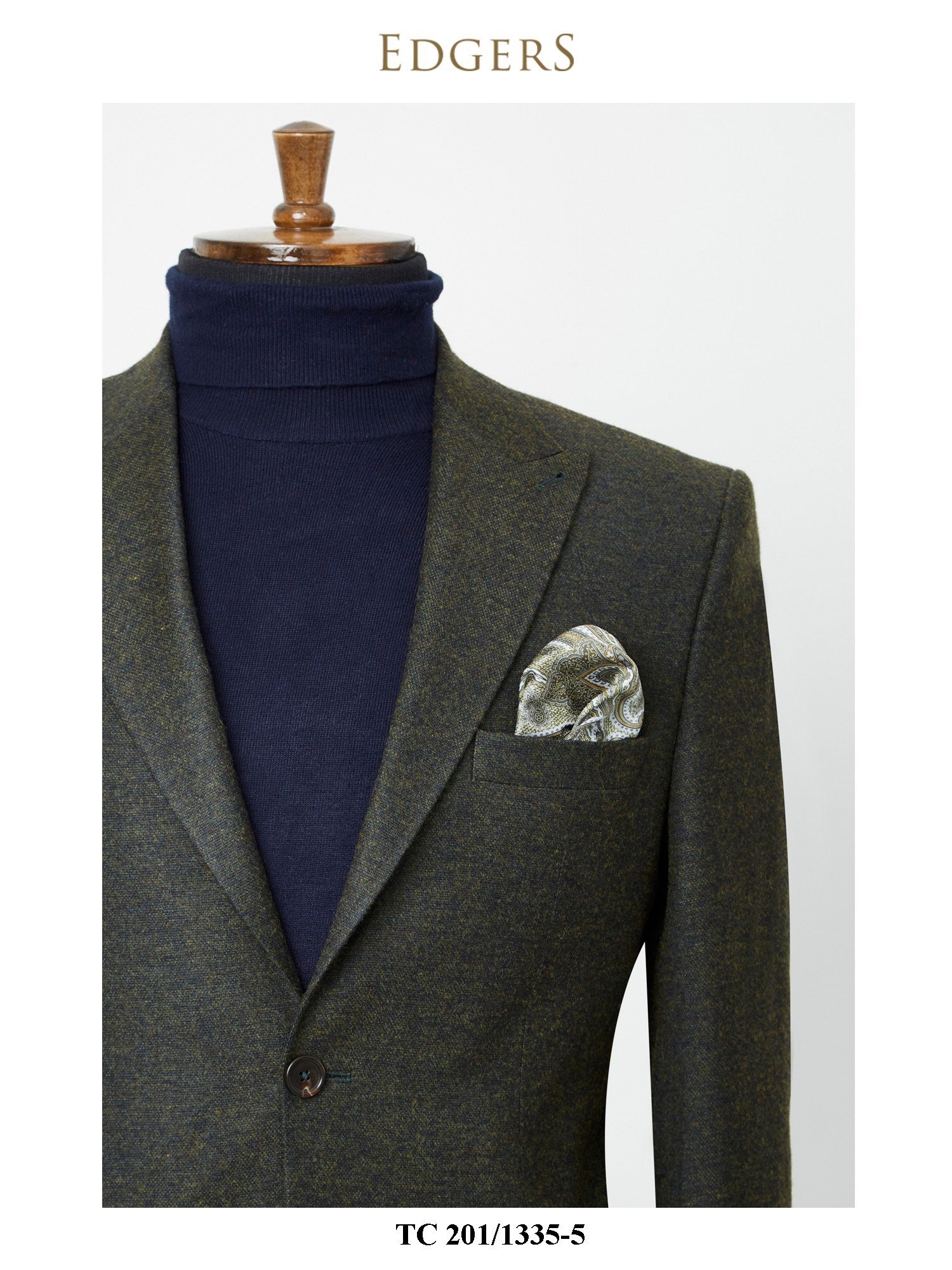 Wool Blended Double Breasted Slim Fit Anthracite Jacket Wholesale