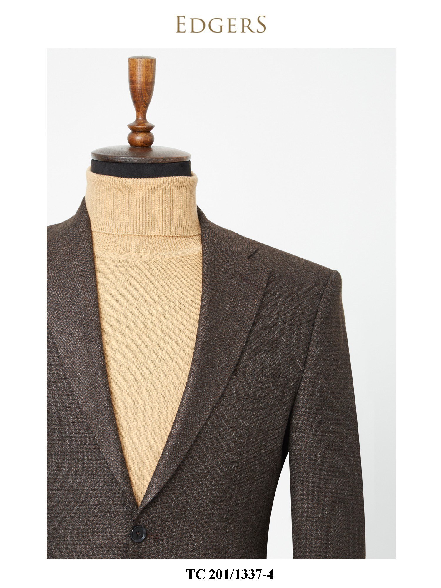 Single Breasted Slim Fit Dark Brown Jacket Wholesale