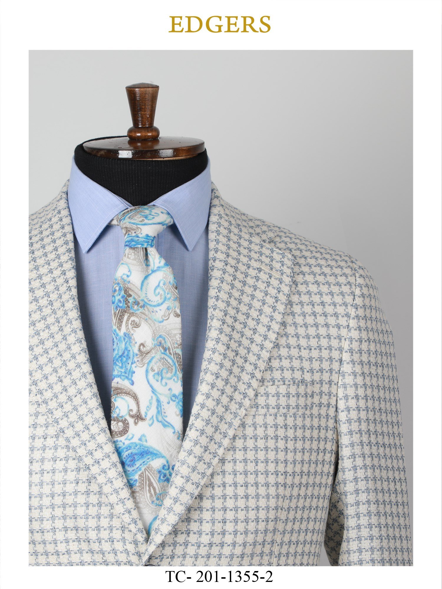 Edgers  Cream Slim Fit Ceket TC 201-1355