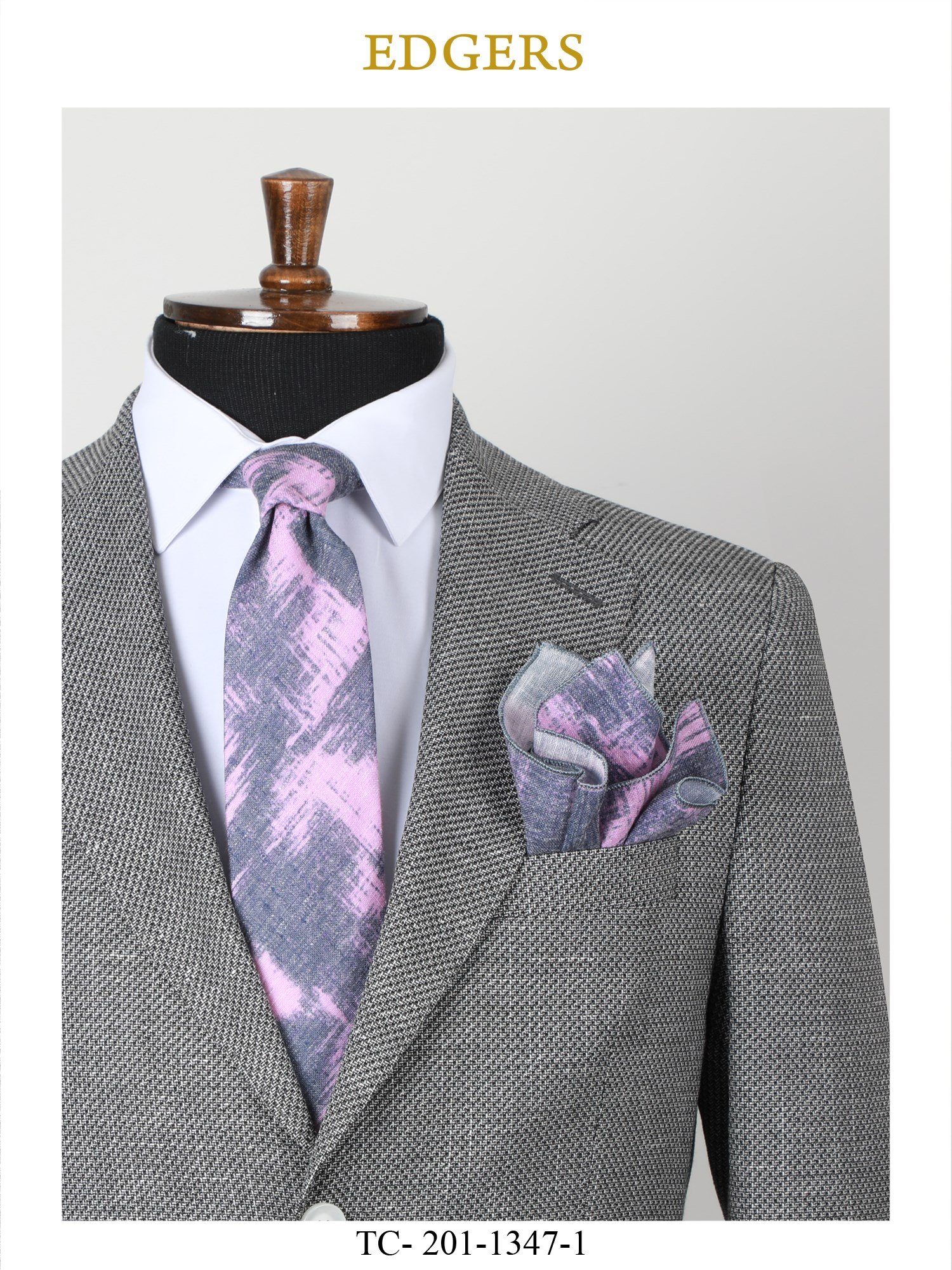 Edgers  Grey Slim Fit Ceket TC 201-1347