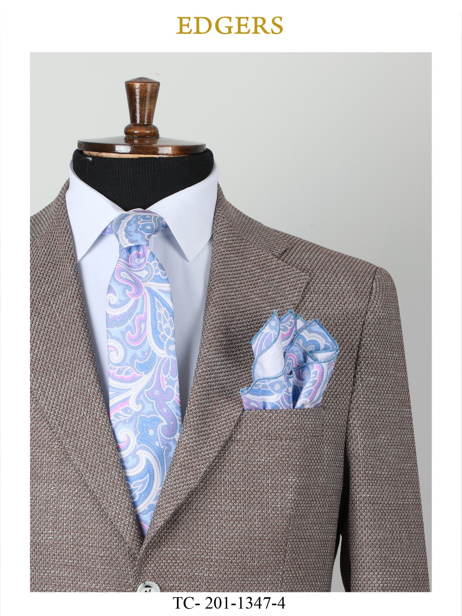 Edgers  Grey Slim Fit Ceket TC 201-1347