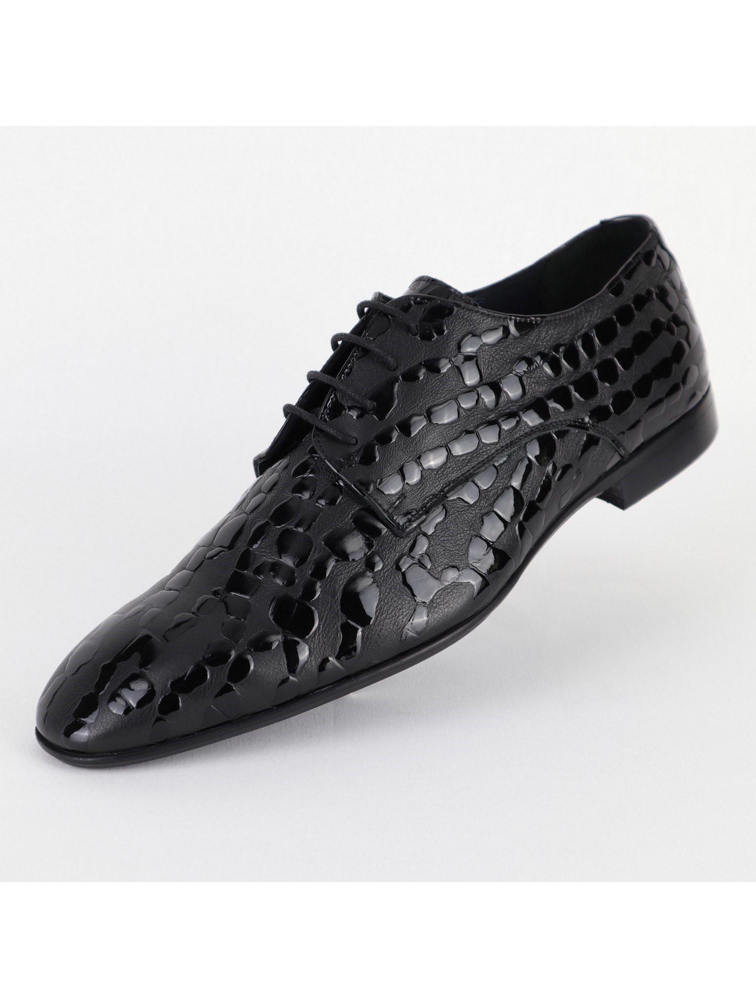 Black Leather Men's Classic Shoes Wholesale