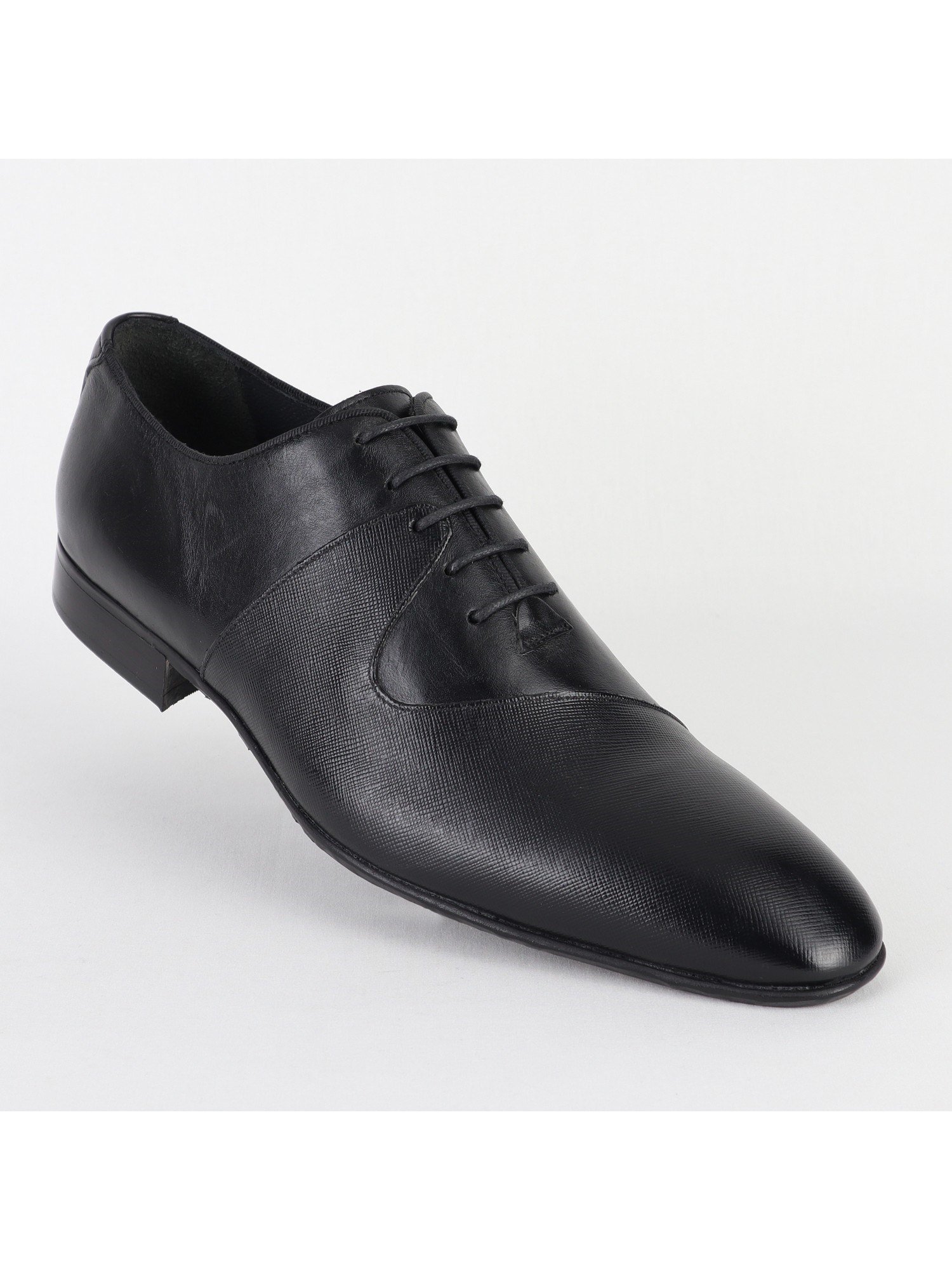 Edgers Klasik Bağcıklı Deri Black Matt  Ayakkabı AYK-2752
