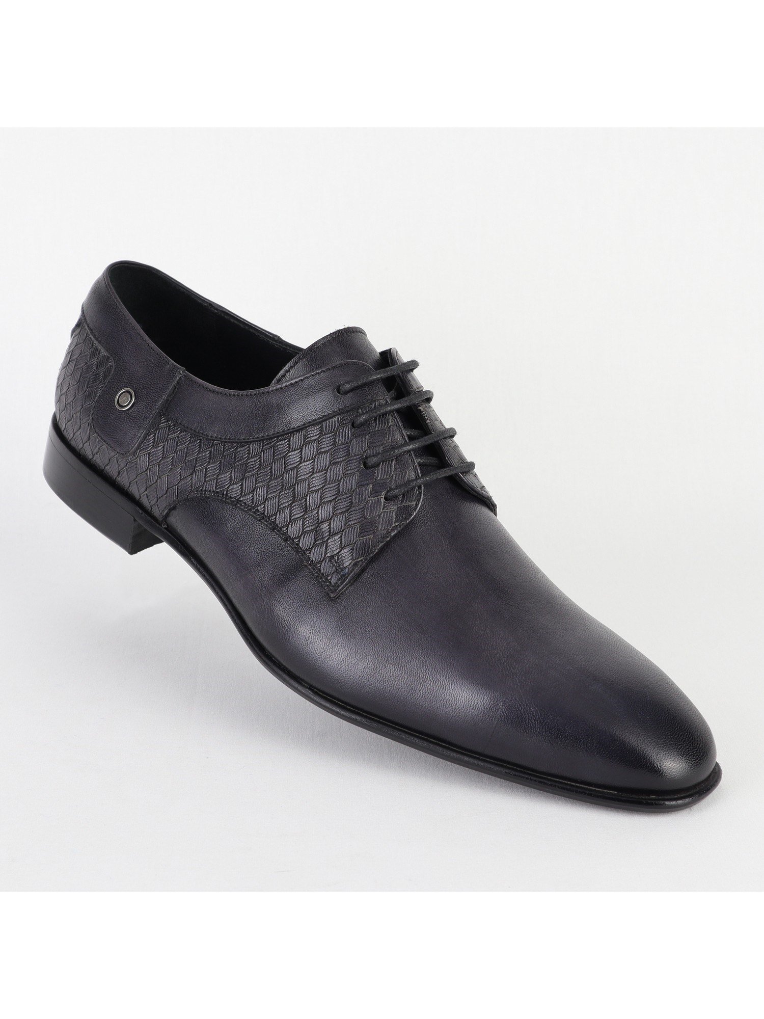 Black Matte Leather Men's Shoes Wholesale