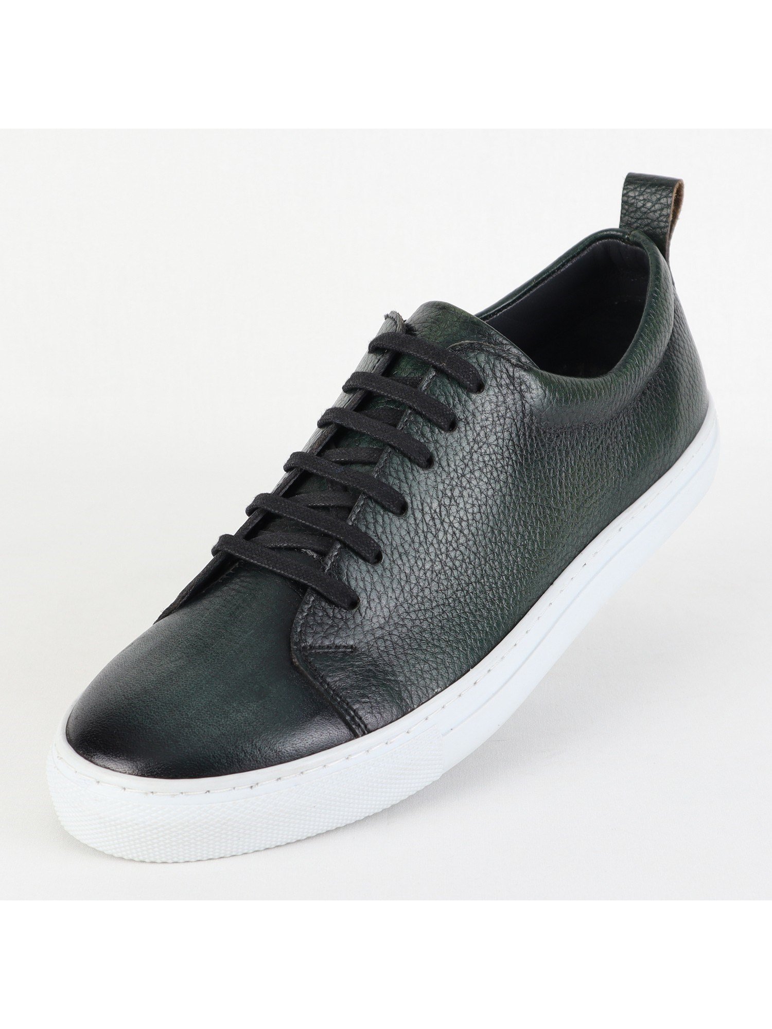 Brown Color White Sole Leather Men’s Shoes Wholesale