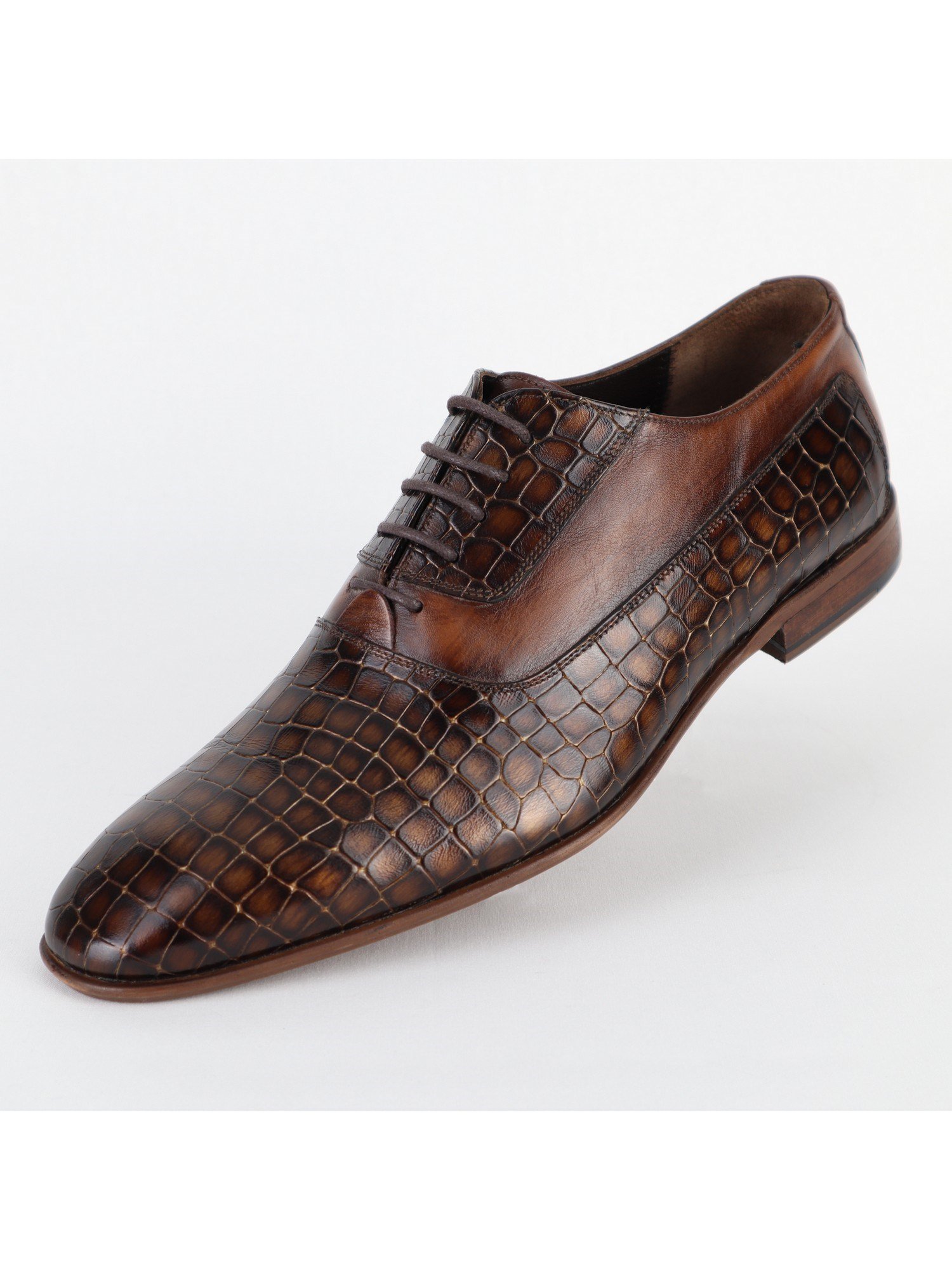 Leather Brown ClassicMen's Shoes Wholesale