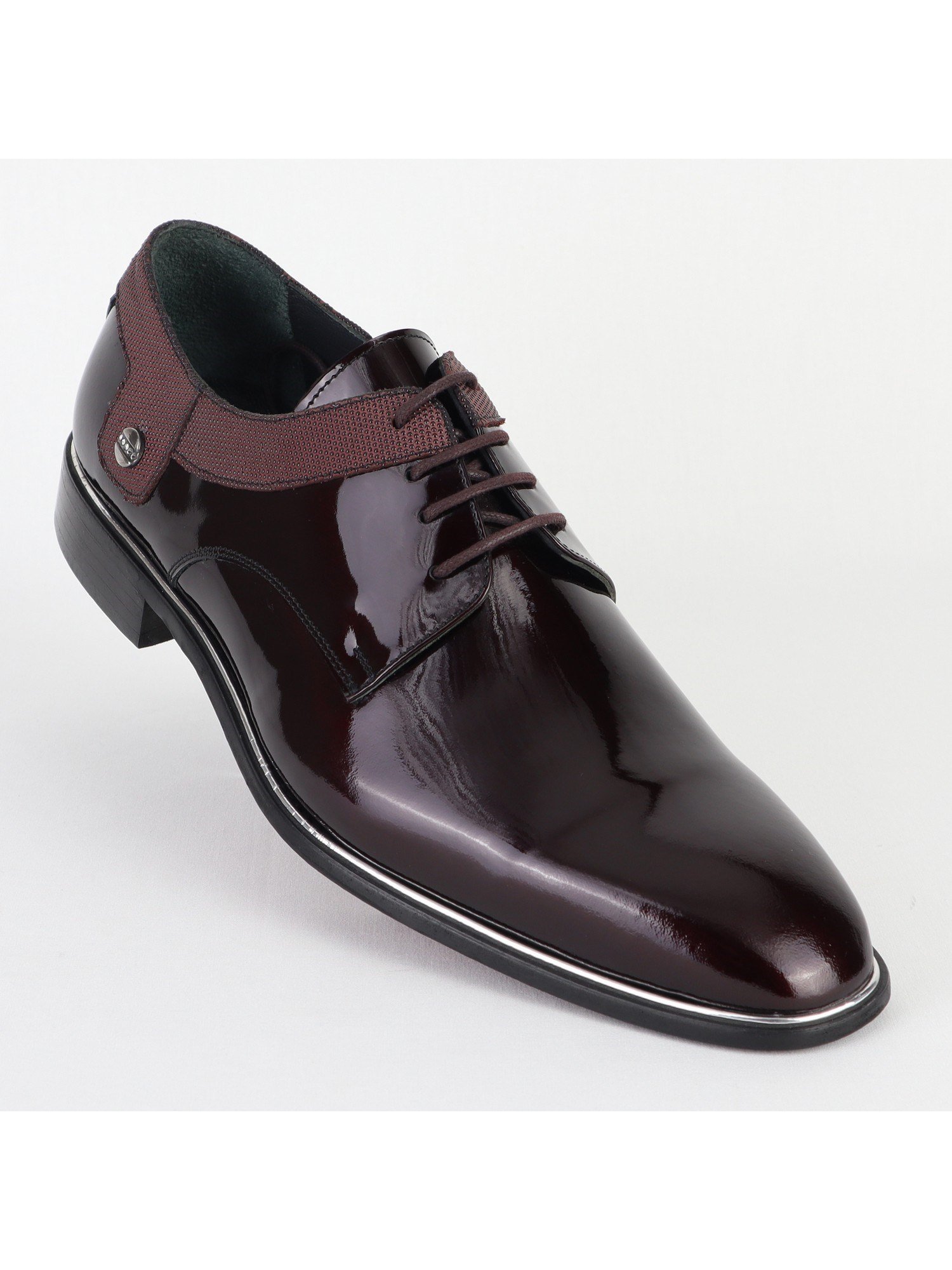 Maroon Men's Shoes Classic Leather Wholesale