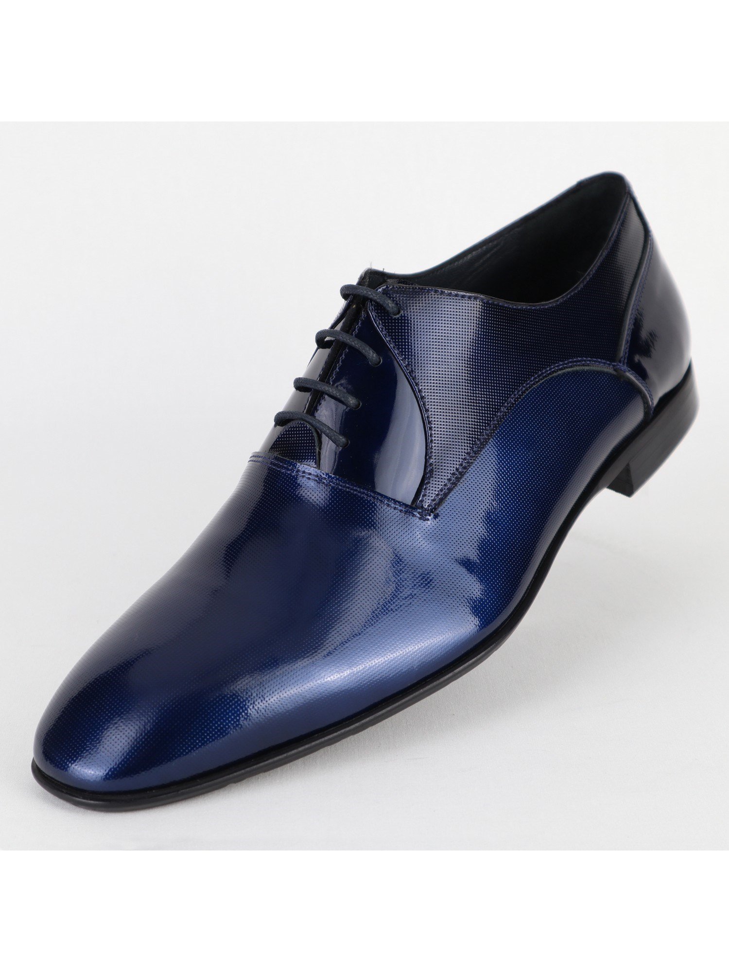 Edgers Klasik Bağcıklı Deri Navy Blue  Ayakkabı AYK-2956