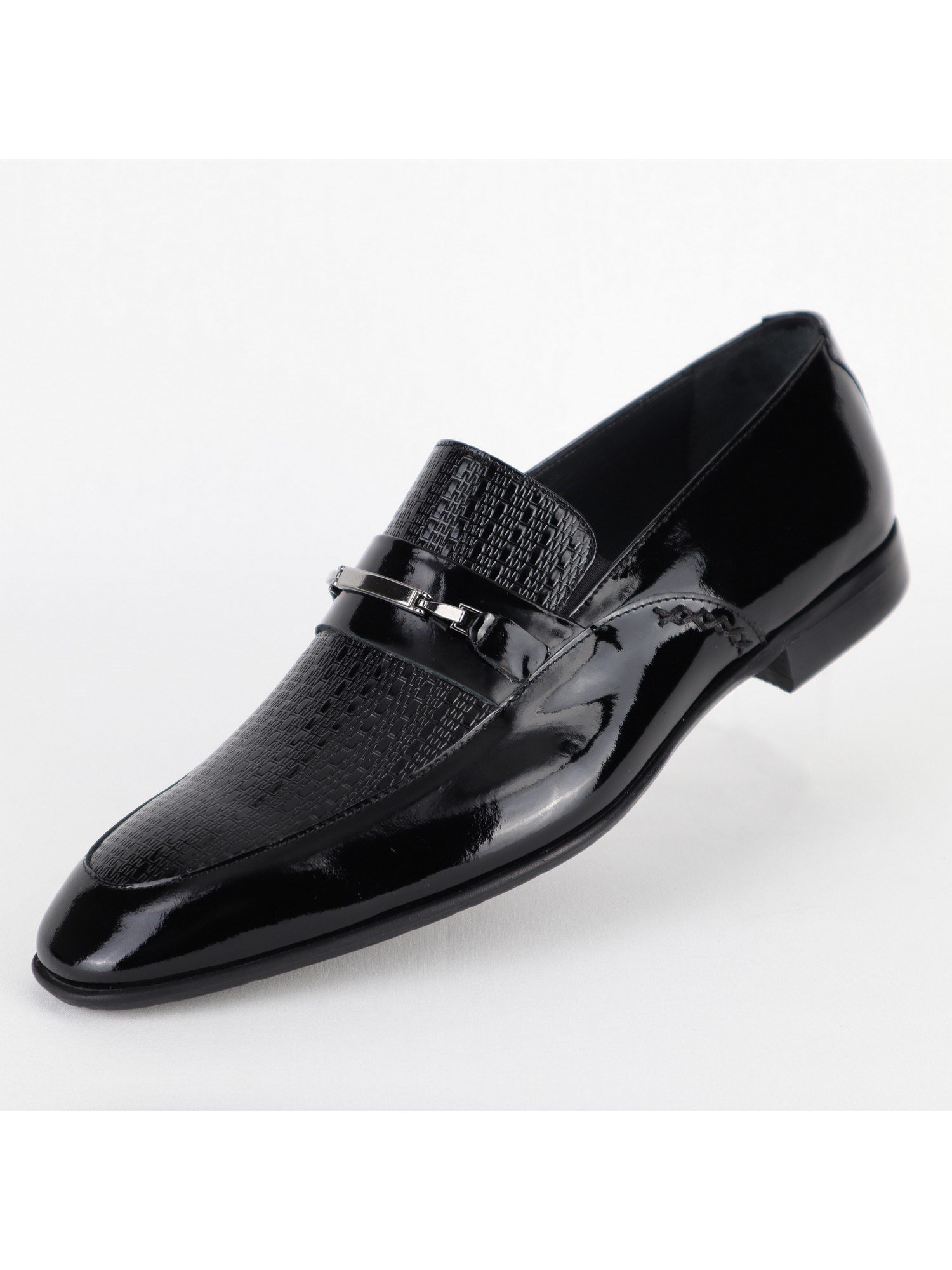 Classic Leather Black Men's Shoes Wholesale