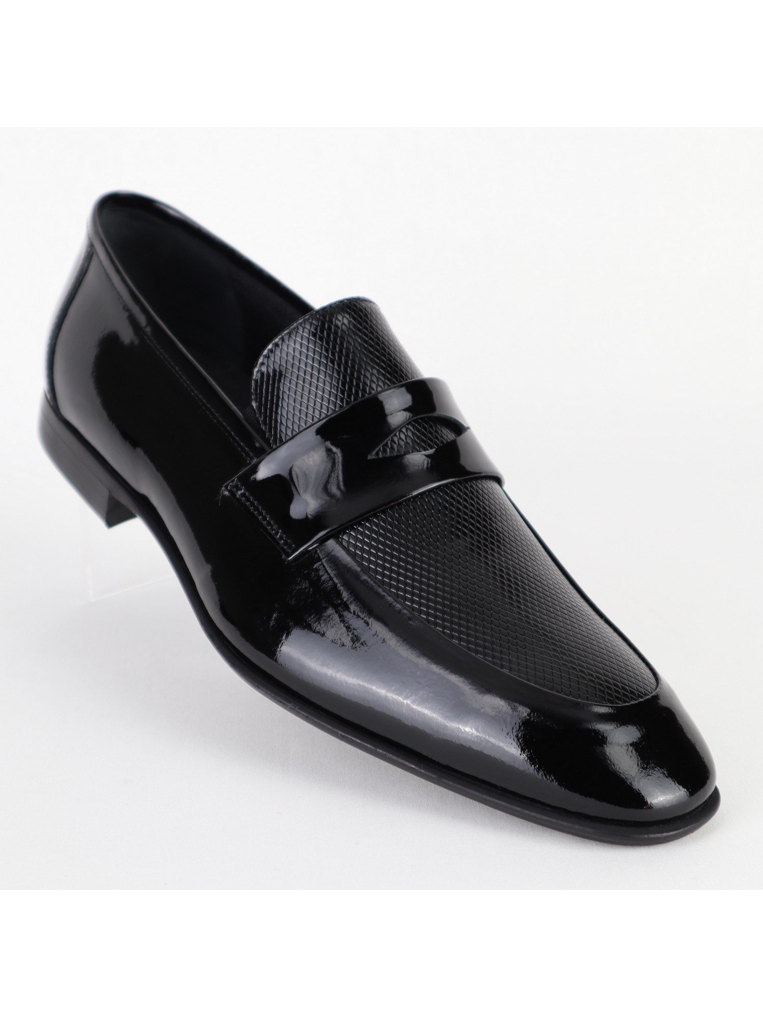 Black Classic Men's Leather Shoes Wholesale