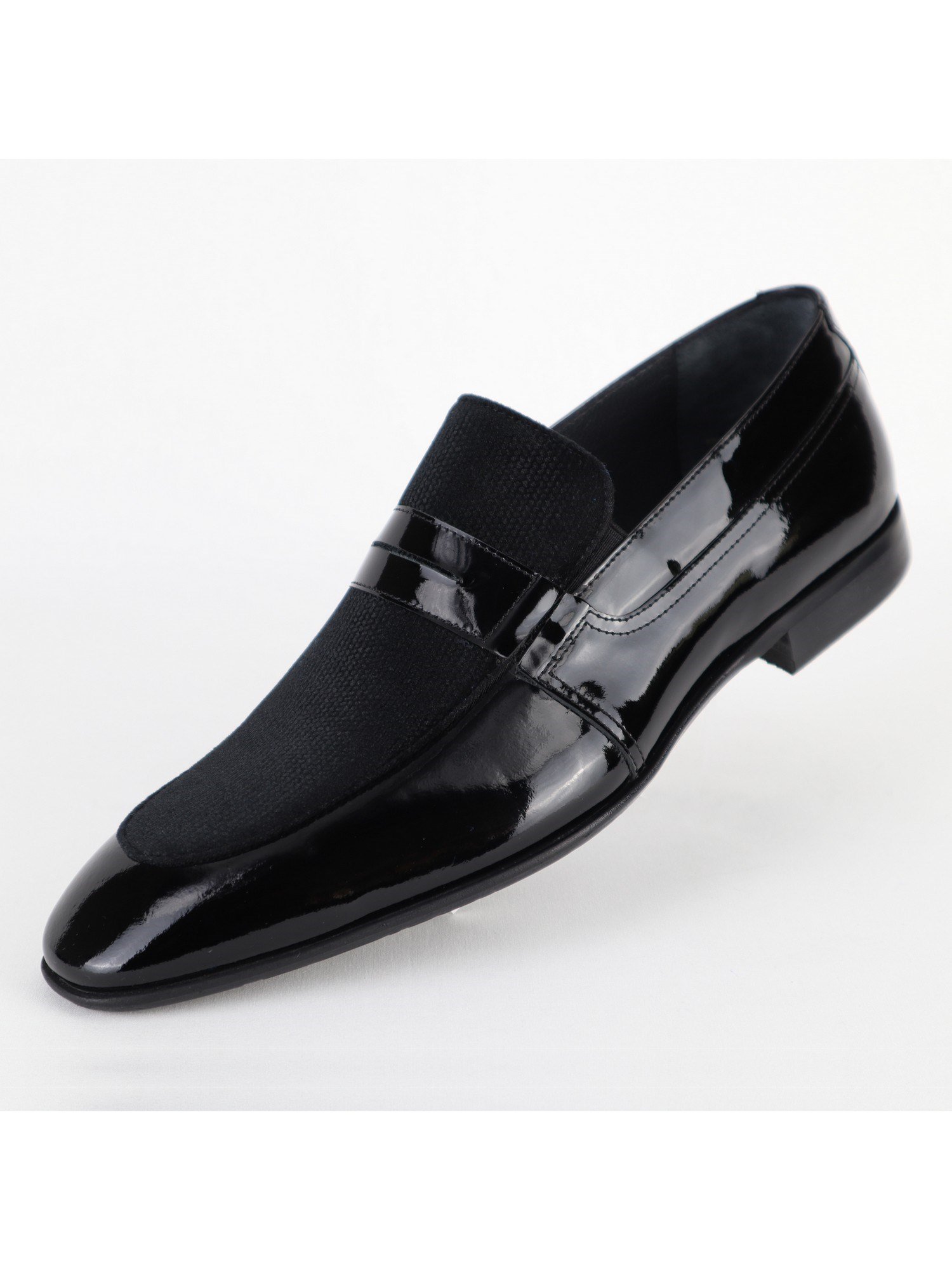 Classic Leather Men's Black Shoes Wholesale