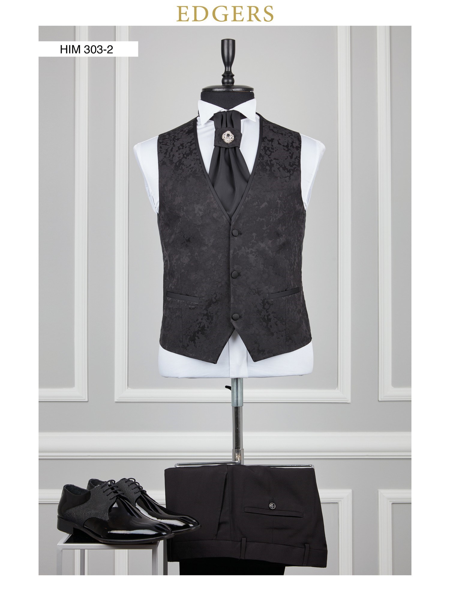 One Button Slim Fit Black Tuxedo Wholesale
