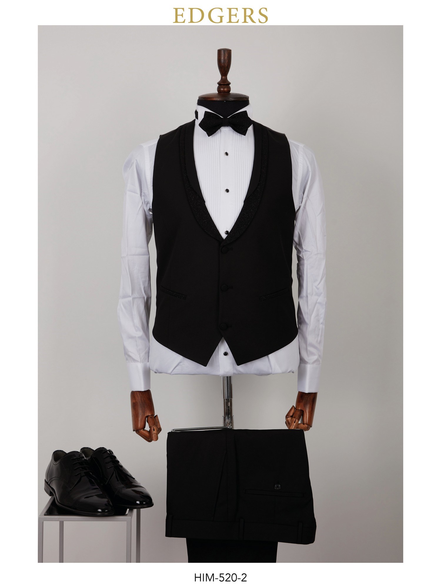 Black One Button Tuxedo Wholesale