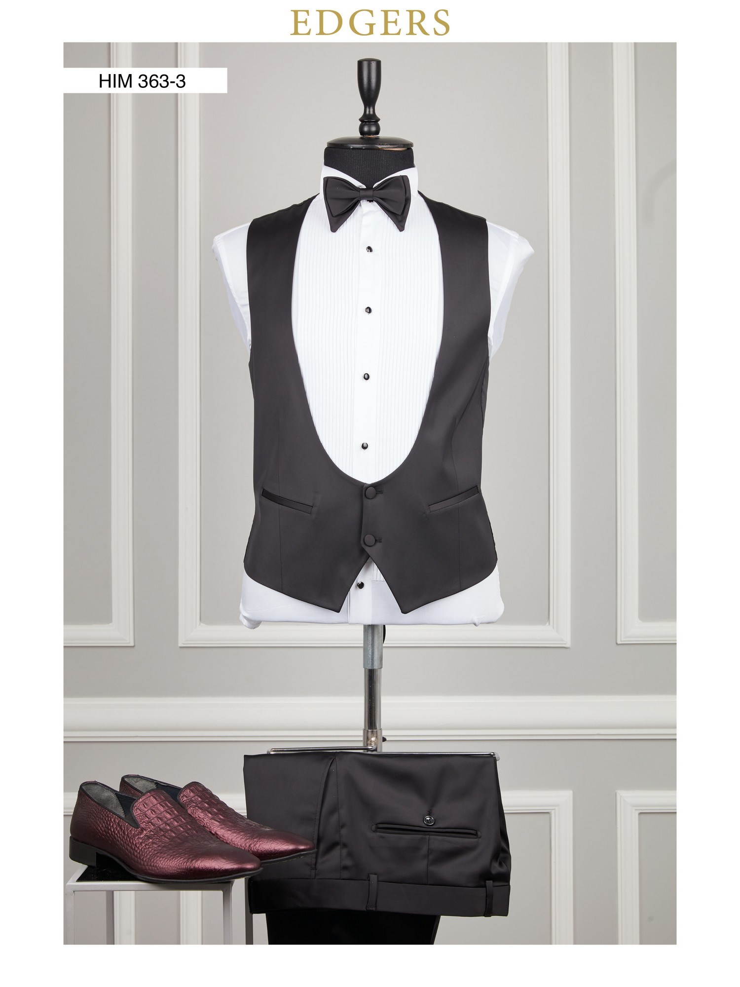 Maroon Sparkly Slim Fit Wedding Suit Wholesale