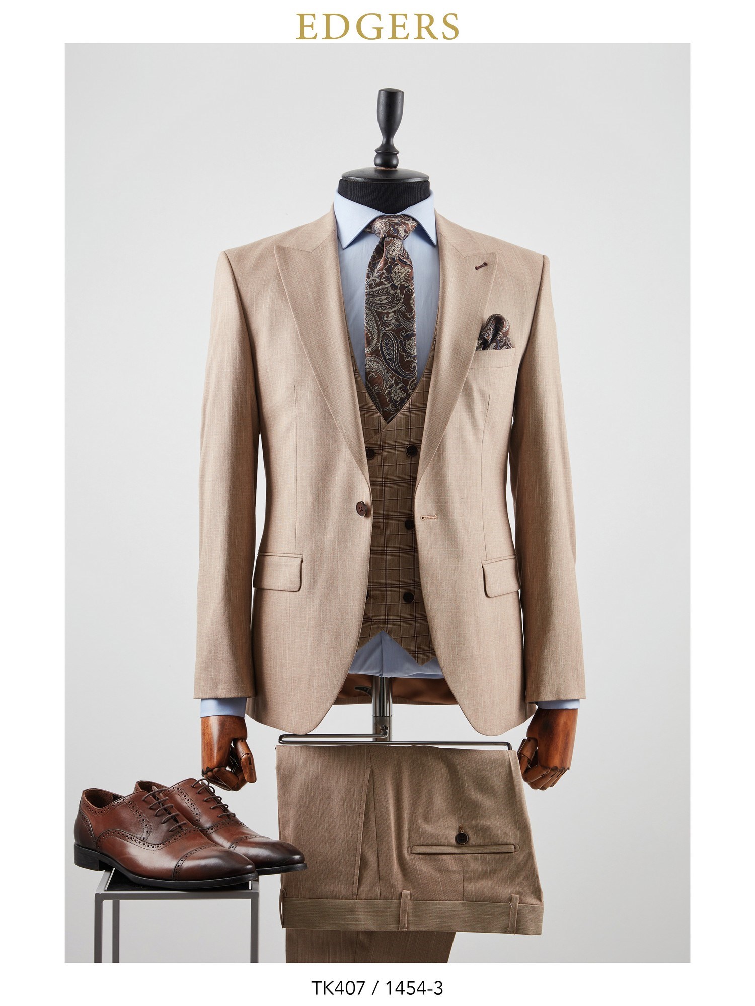 Pink One Button Men's Suit Wholesale