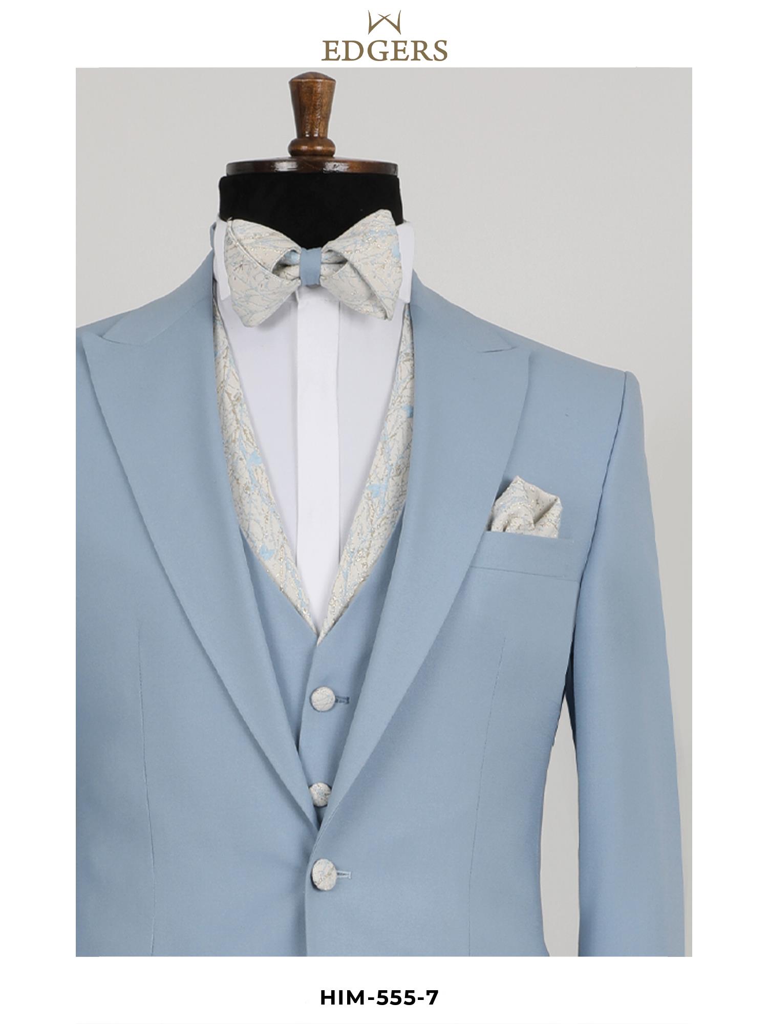 Slim Fit Blue Tuxedo Wholesale 