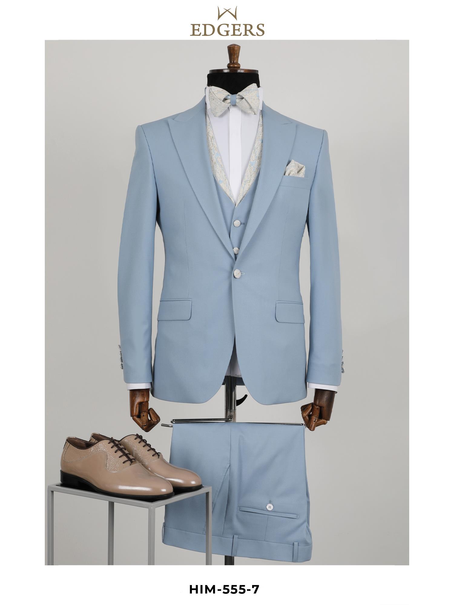 Slim Fit Blue Tuxedo Wholesale 