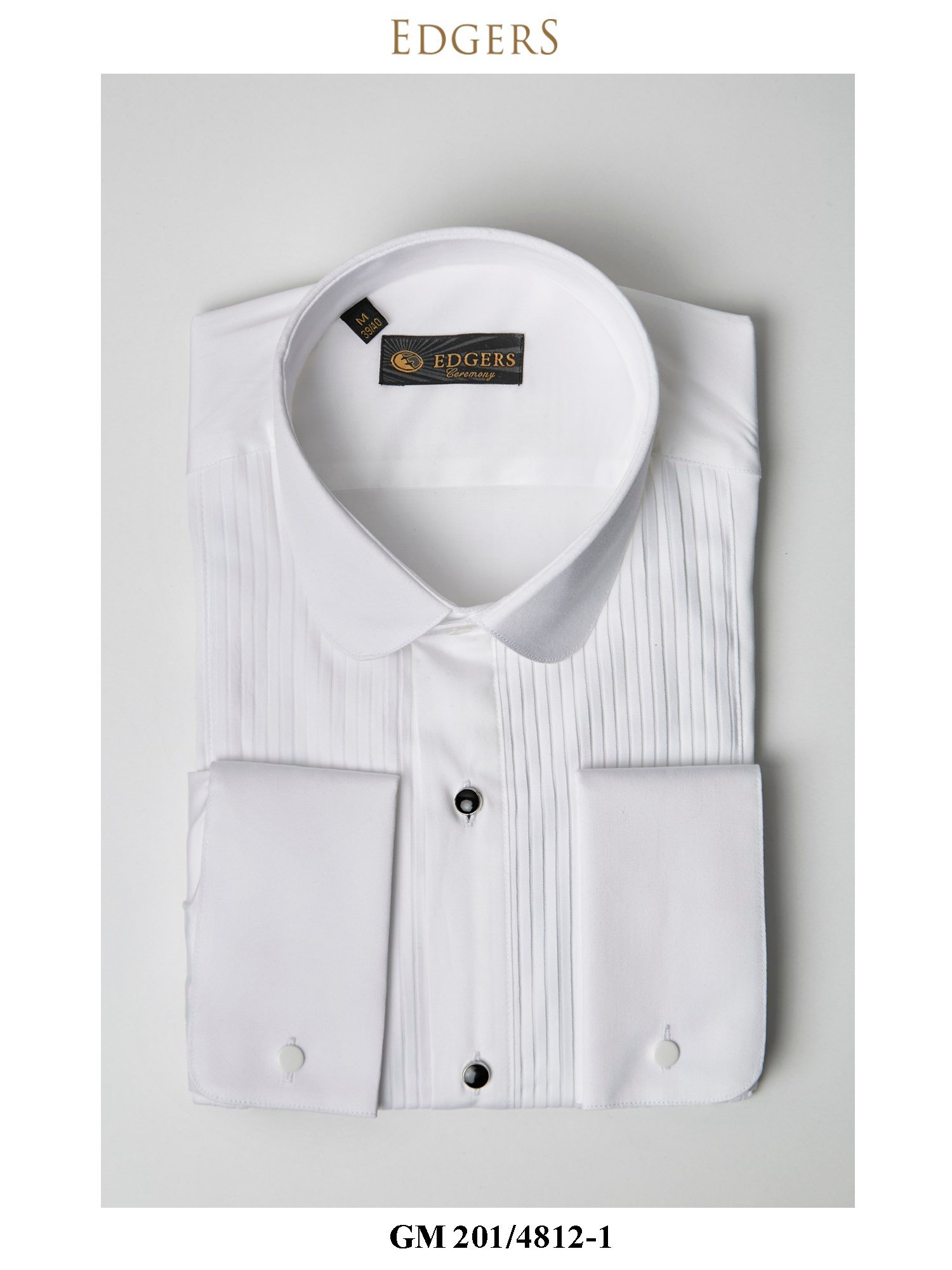Cotton White Shawl Collar Shirt Wholesale