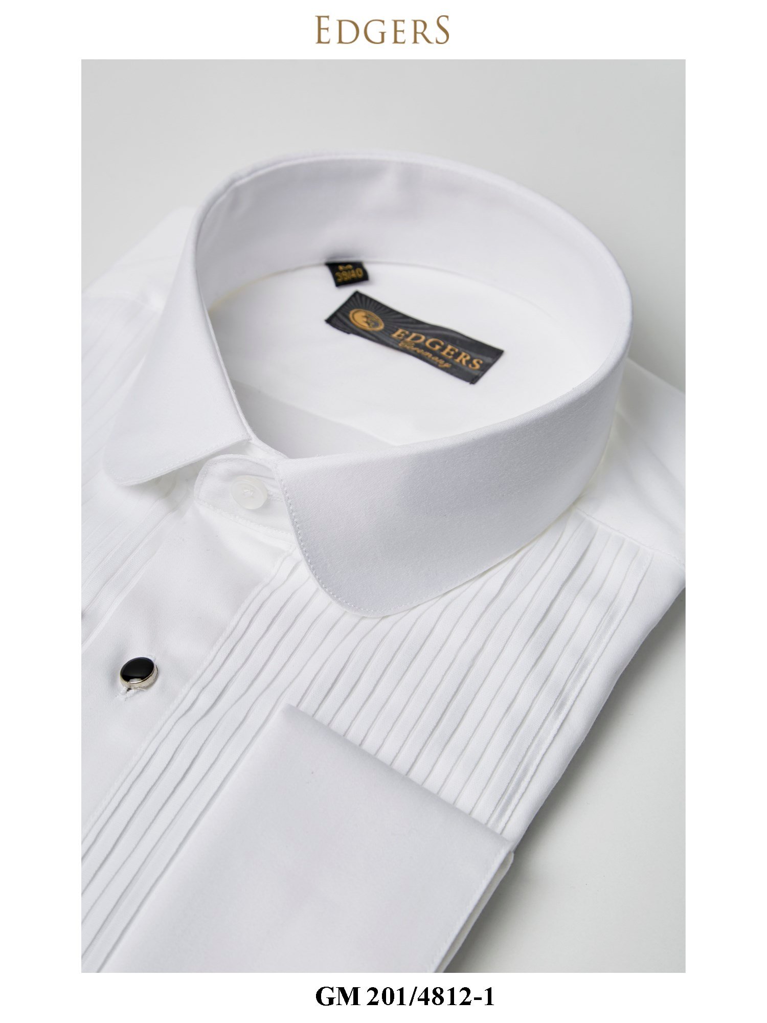 Cotton White Shawl Collar Shirt Wholesale