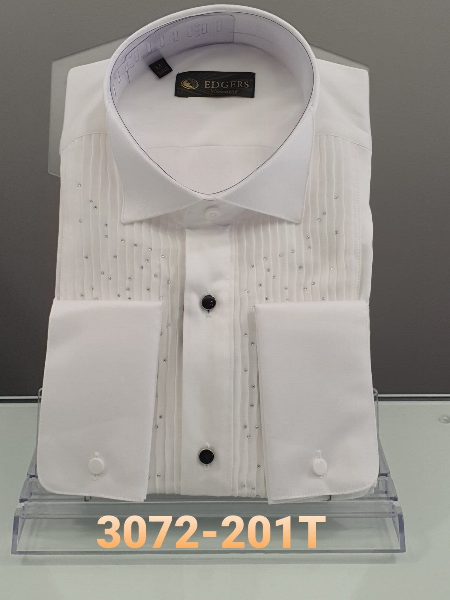 Jeweled White Cotton Shirt Wholesale