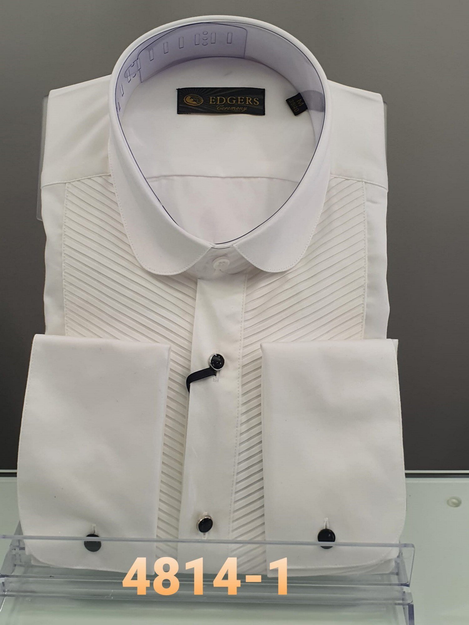 Patterned Cotton White Shirt Wholesale