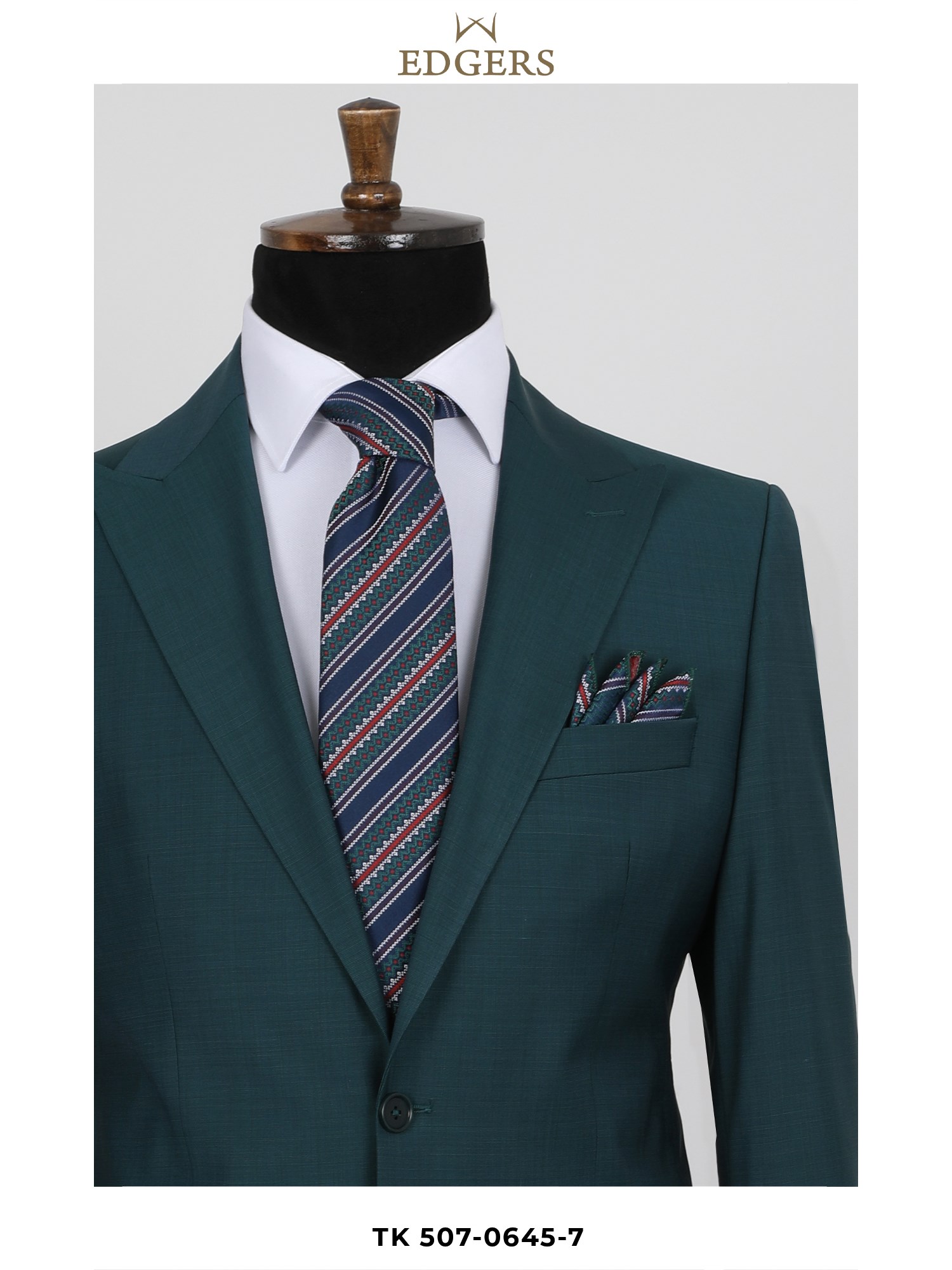 Wool Slim Fit Green Suit Wholesale