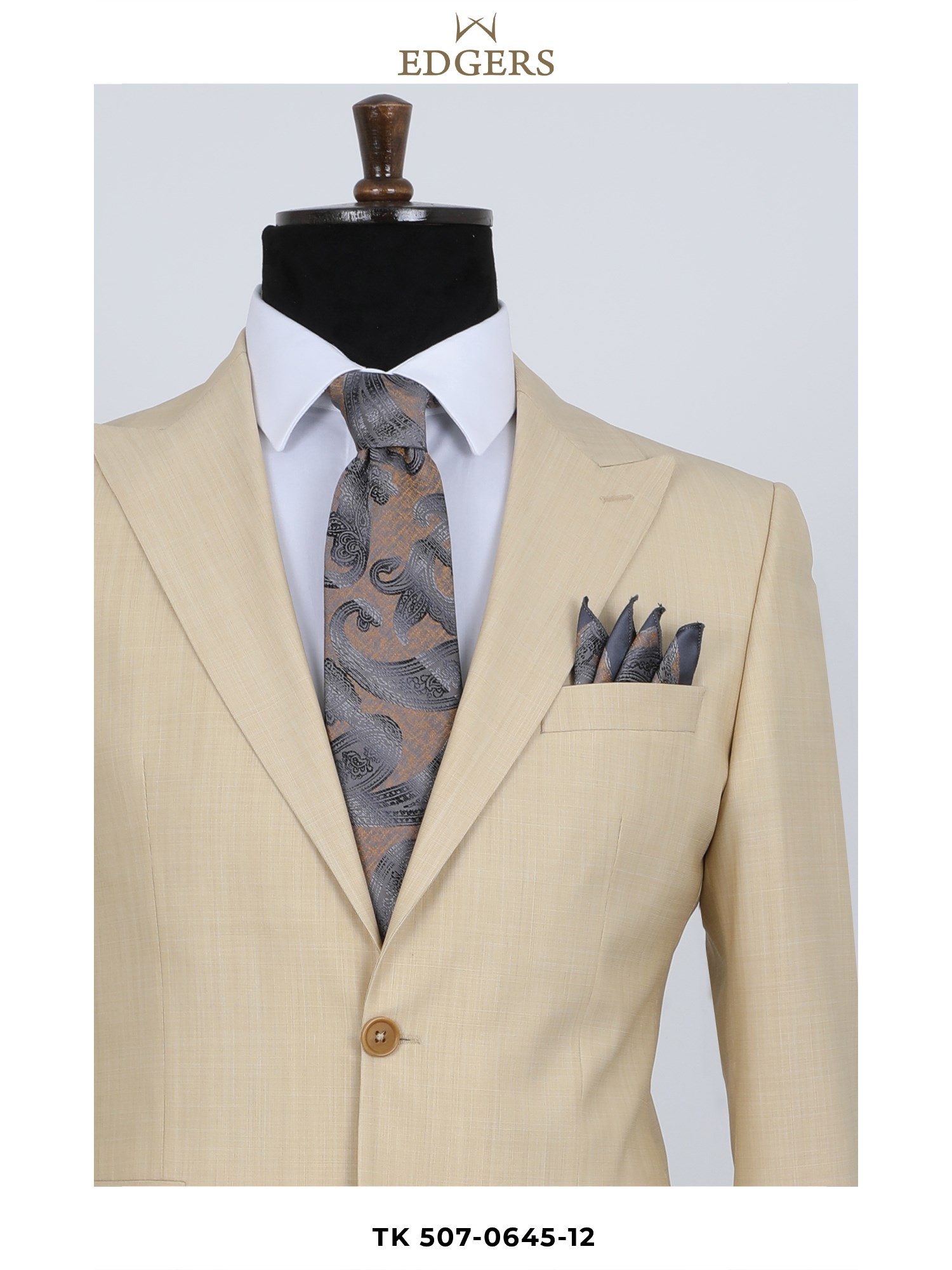 Wool Slim Fit Yellow Suit Wholesale