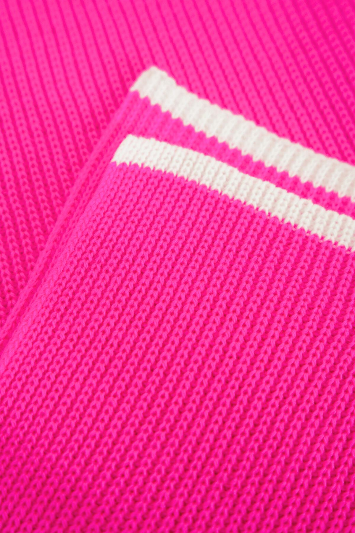 Chuba Çocuk Selanik Örgü Atkı Bere Takımı 7-9 & 10-12 Yaş Fuşya CHKIDS106