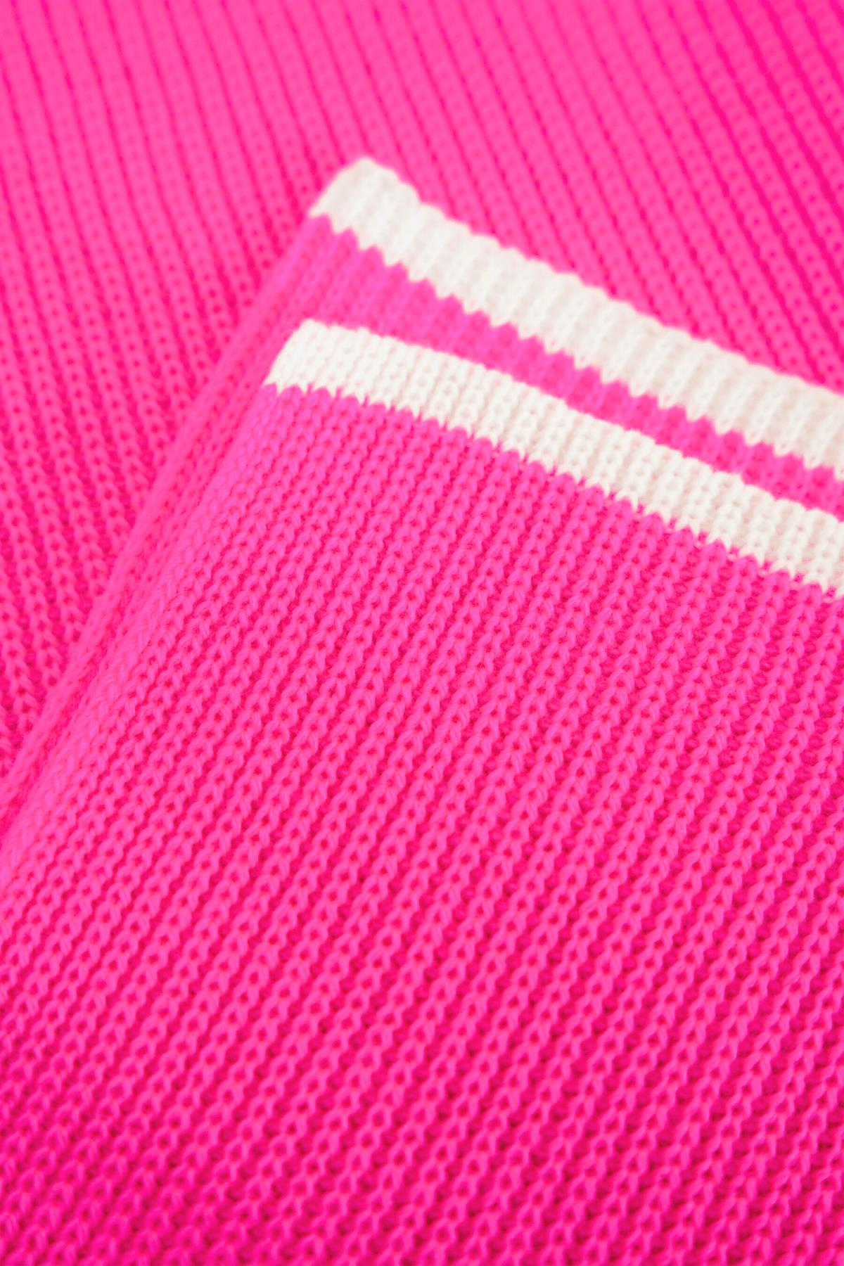 Chuba Çocuk Selanik Örgü Triko Atkı Fuşya CHKIDS108