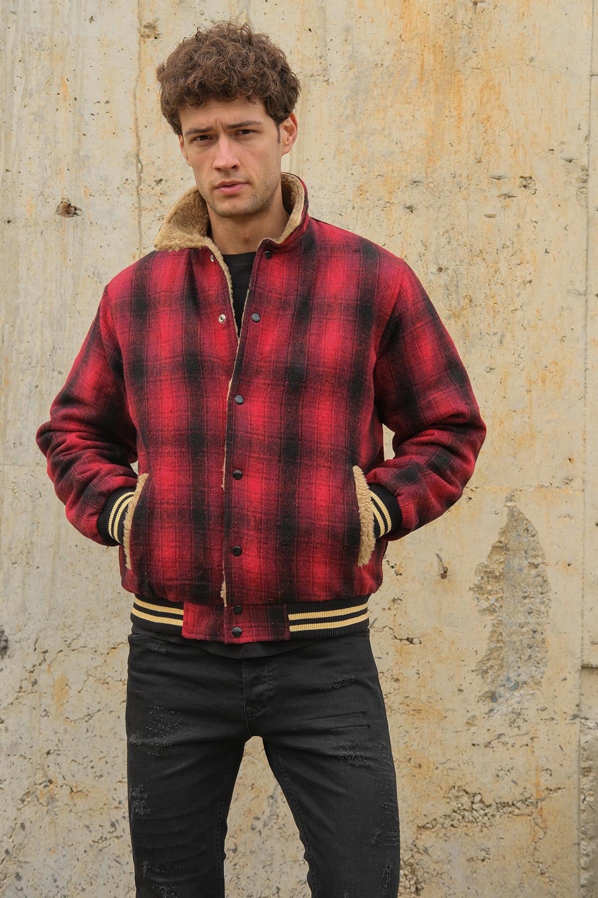Chuba Erkek Bomber Ekose Kolej Mont 23W105