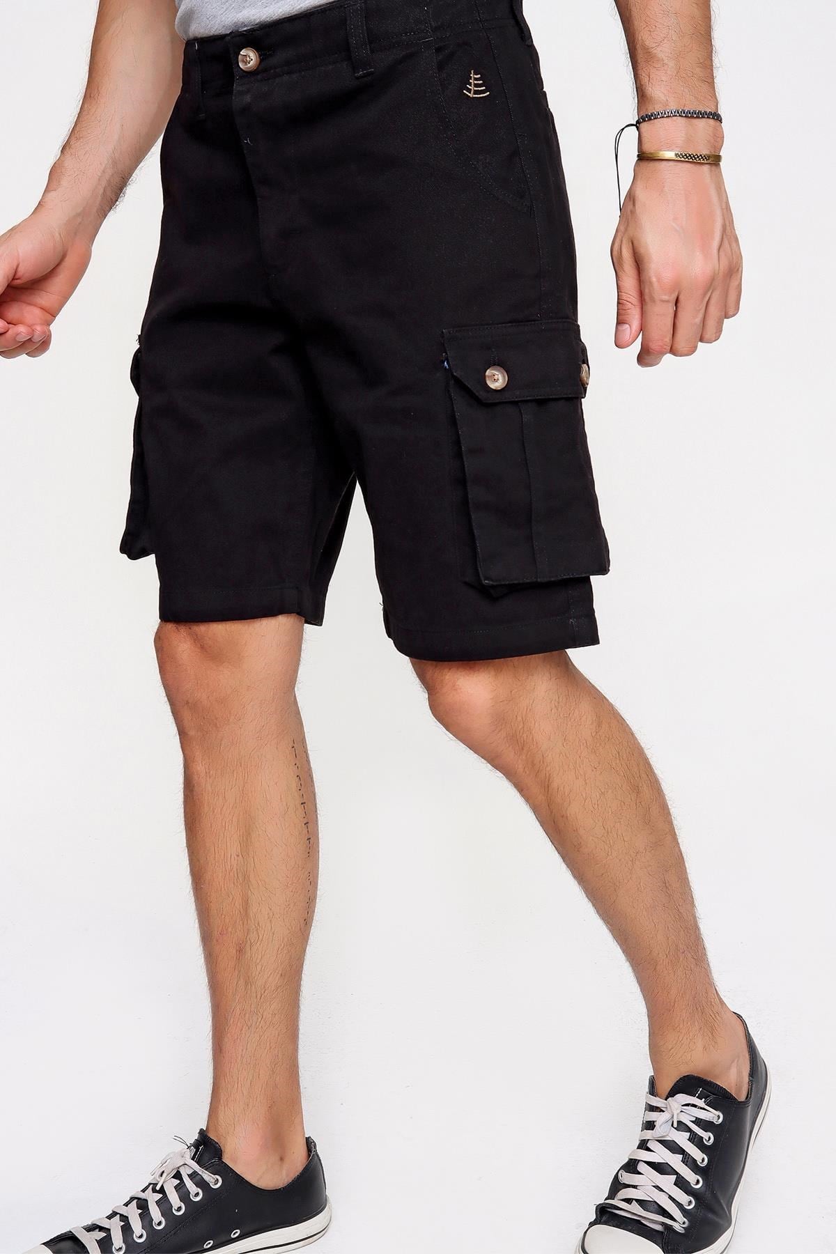 Chuba Erkek Comfort Fit Pamuklu Kargo Şort 21S503