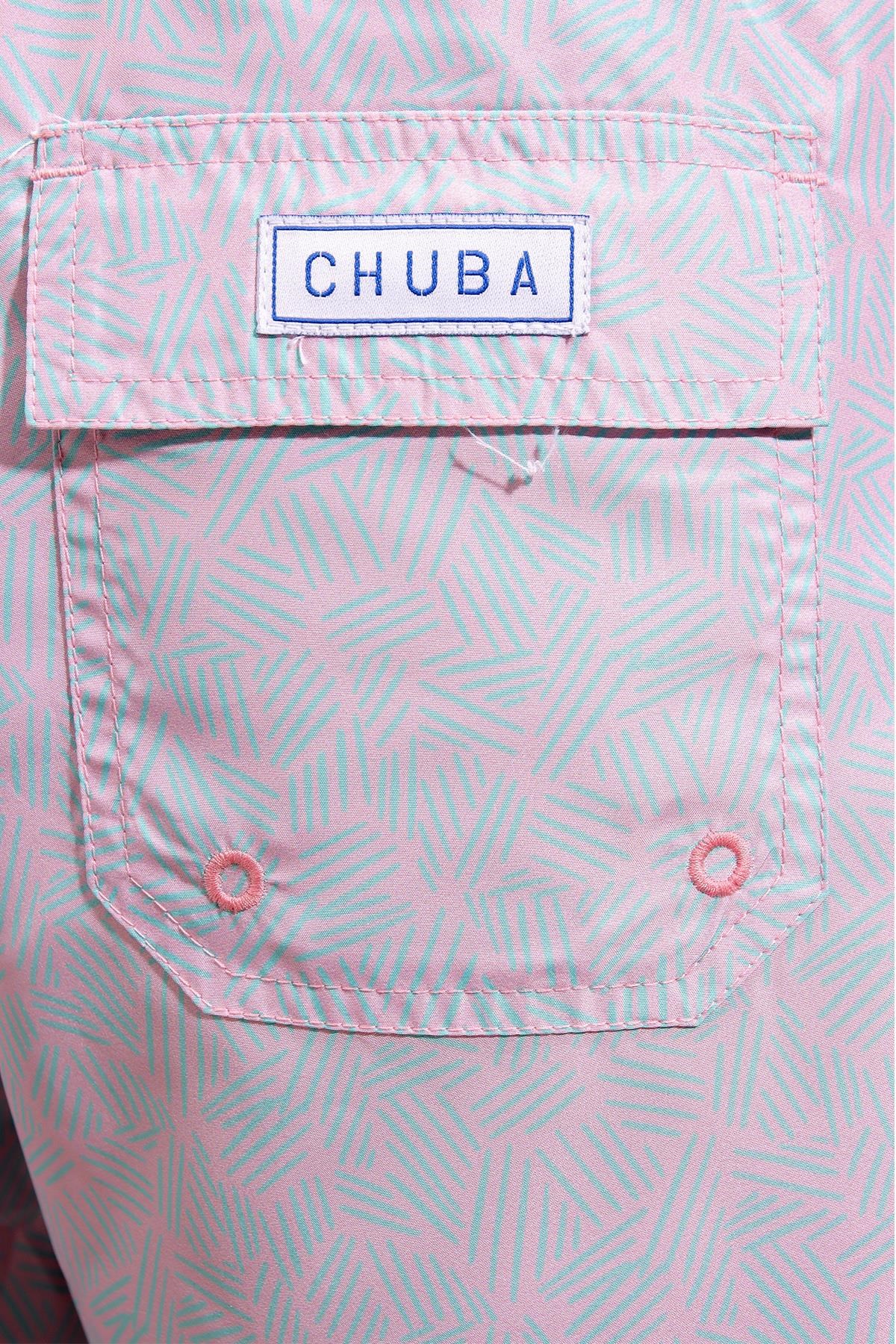 Chuba Erkek Pudra Orta Boy Desenli Deniz Şortu 21S1002PD