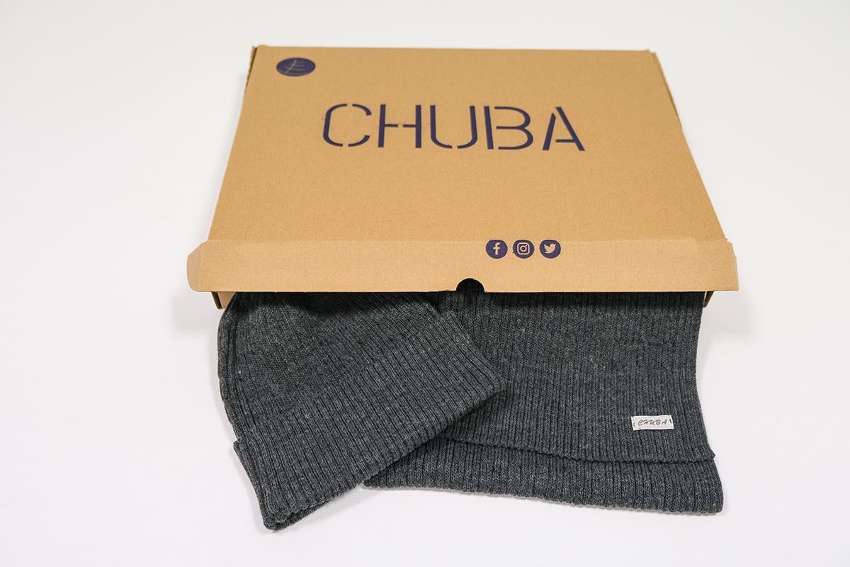 Chuba Erkek Saç Örgü Atkı Bere Takımı Antrasit 23W501
