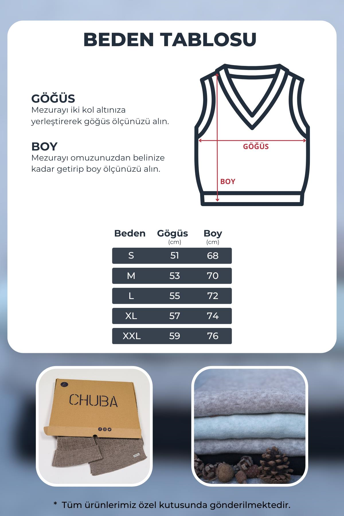 Chuba Erkek V Yaka Regular Fit Triko Süveter Antrasit 25W2001