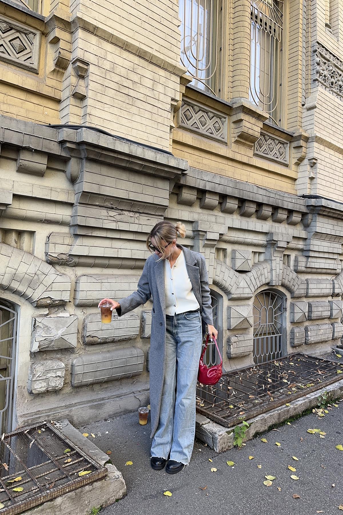 Chuba Kadın Bisiklet Yaka Gümüş Düğme Aksesuarlı Triko Yelek Ekru 26W3035