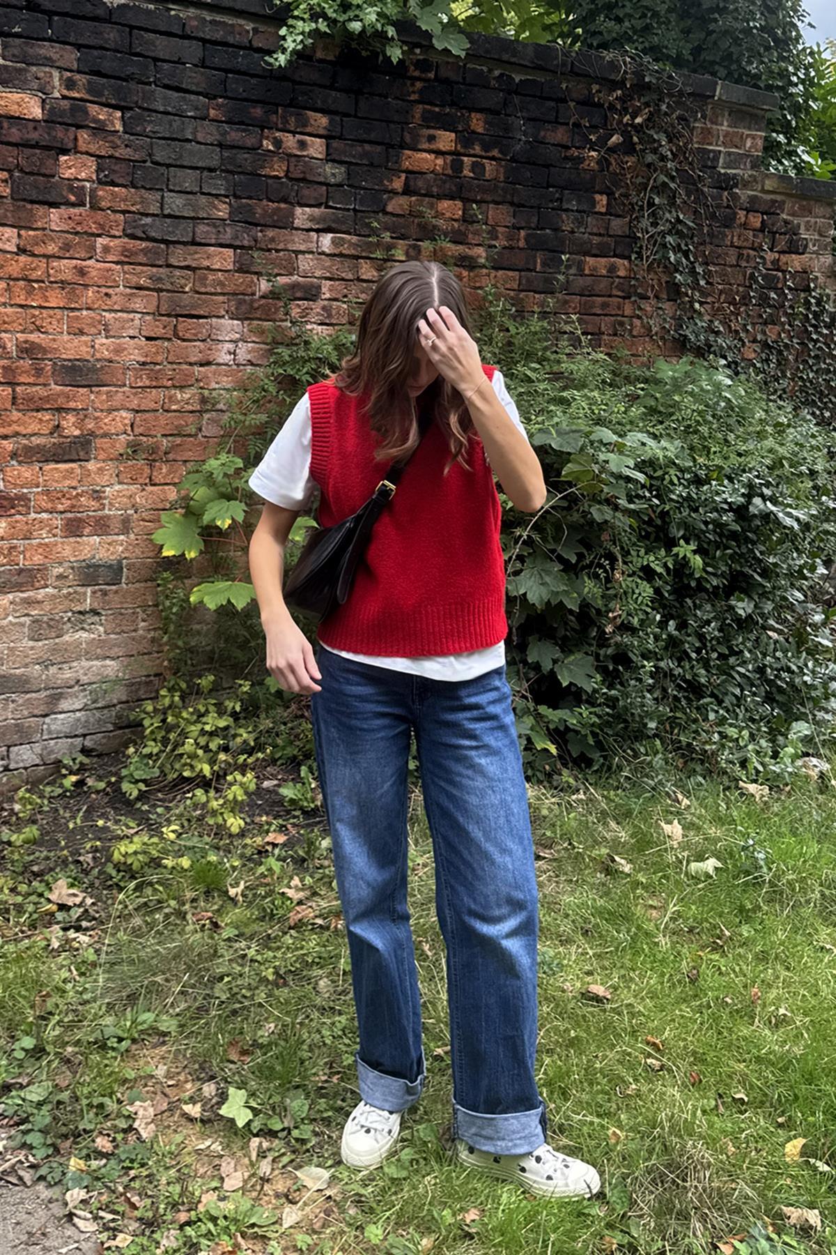 Chuba Kadın Bisiklet Yaka Yumuşak Dokulu Triko Süveter Kırmızı 26W3034