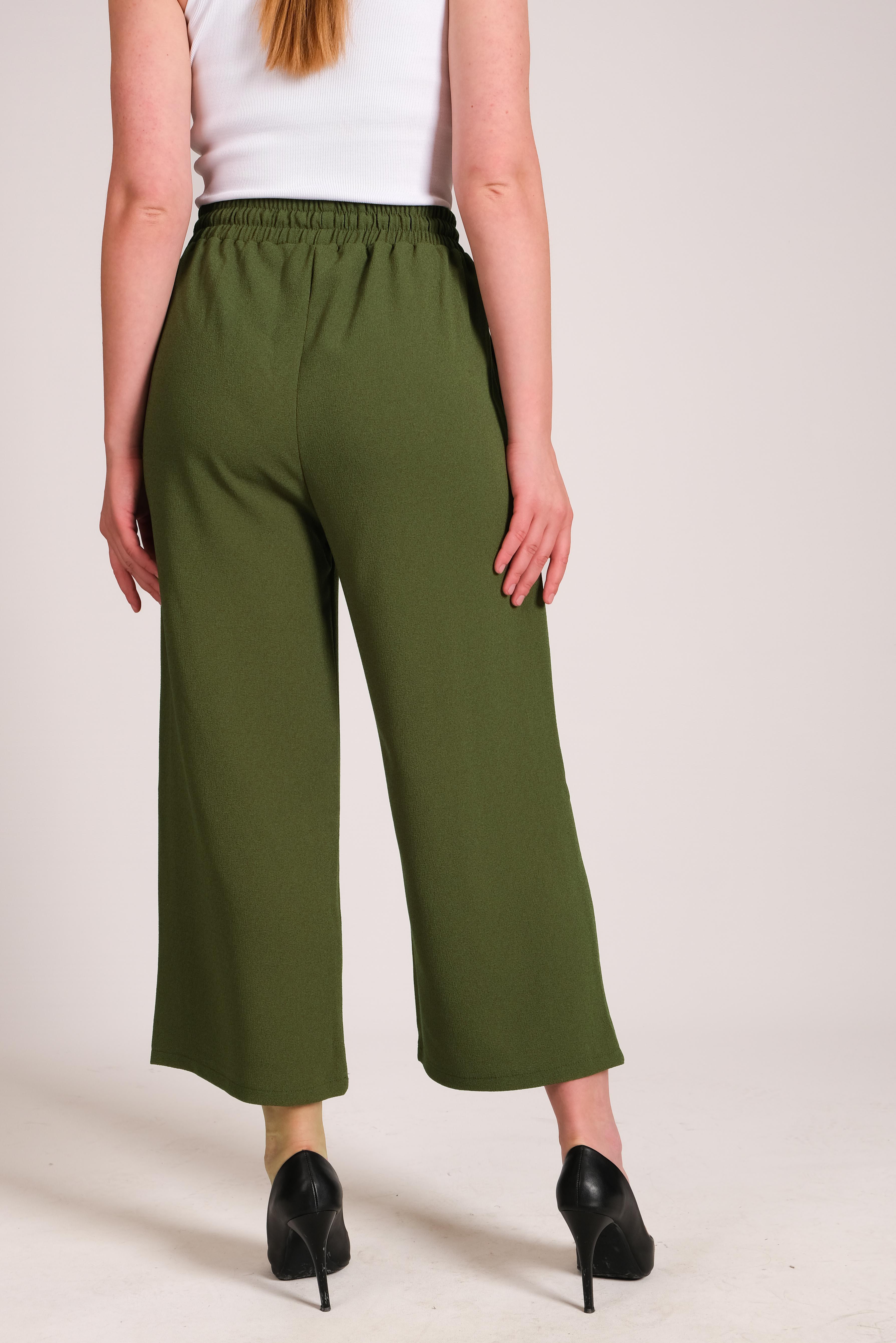 CHUBA Kadın Bol Kesim Şalvar Pantolon Haki 23W402